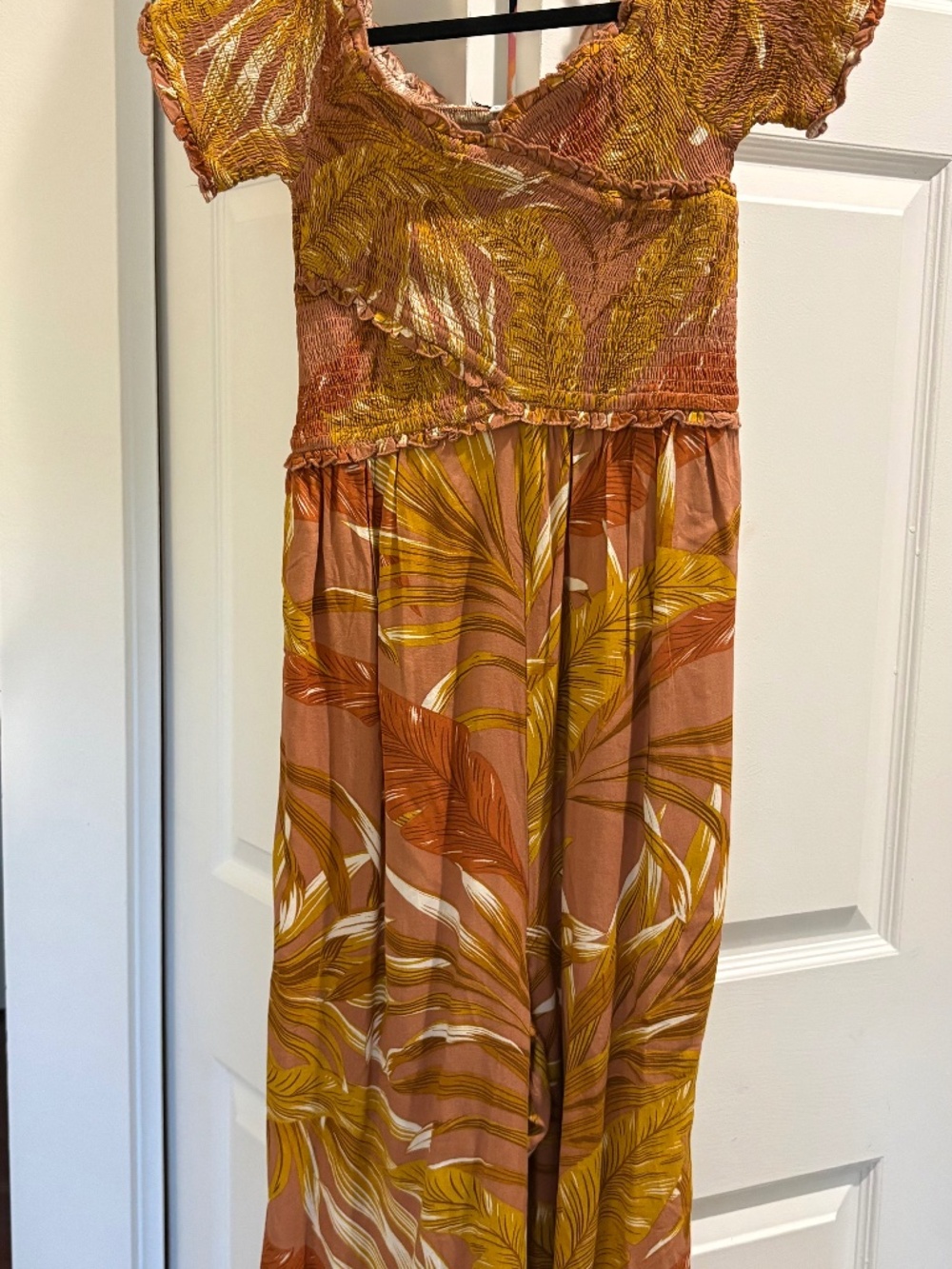 Patrons of peace off shoulder jumpsuit  NWT
